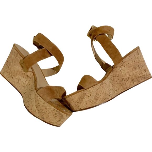 Veronica Beard Hurley Platform Sandals New Without Box 10 - Picture 2 of 8